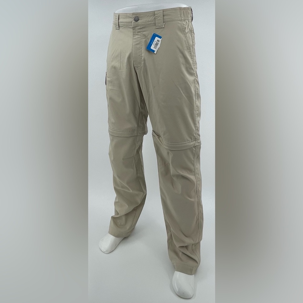 Columbia “Washed Out” Convertible Pants Shorts Men’s 34 W x L34 Beige NEW NWT‎